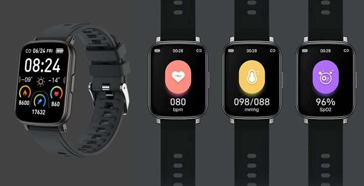 Smartwatch con battito, pressione e saturimetro a 29€: solo Amazon