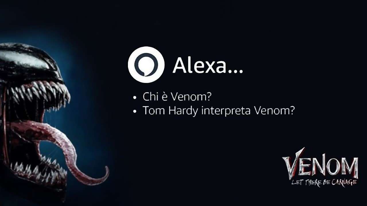 Alexa: la nuova ed inquietante skill vi farà parlare con Venom
