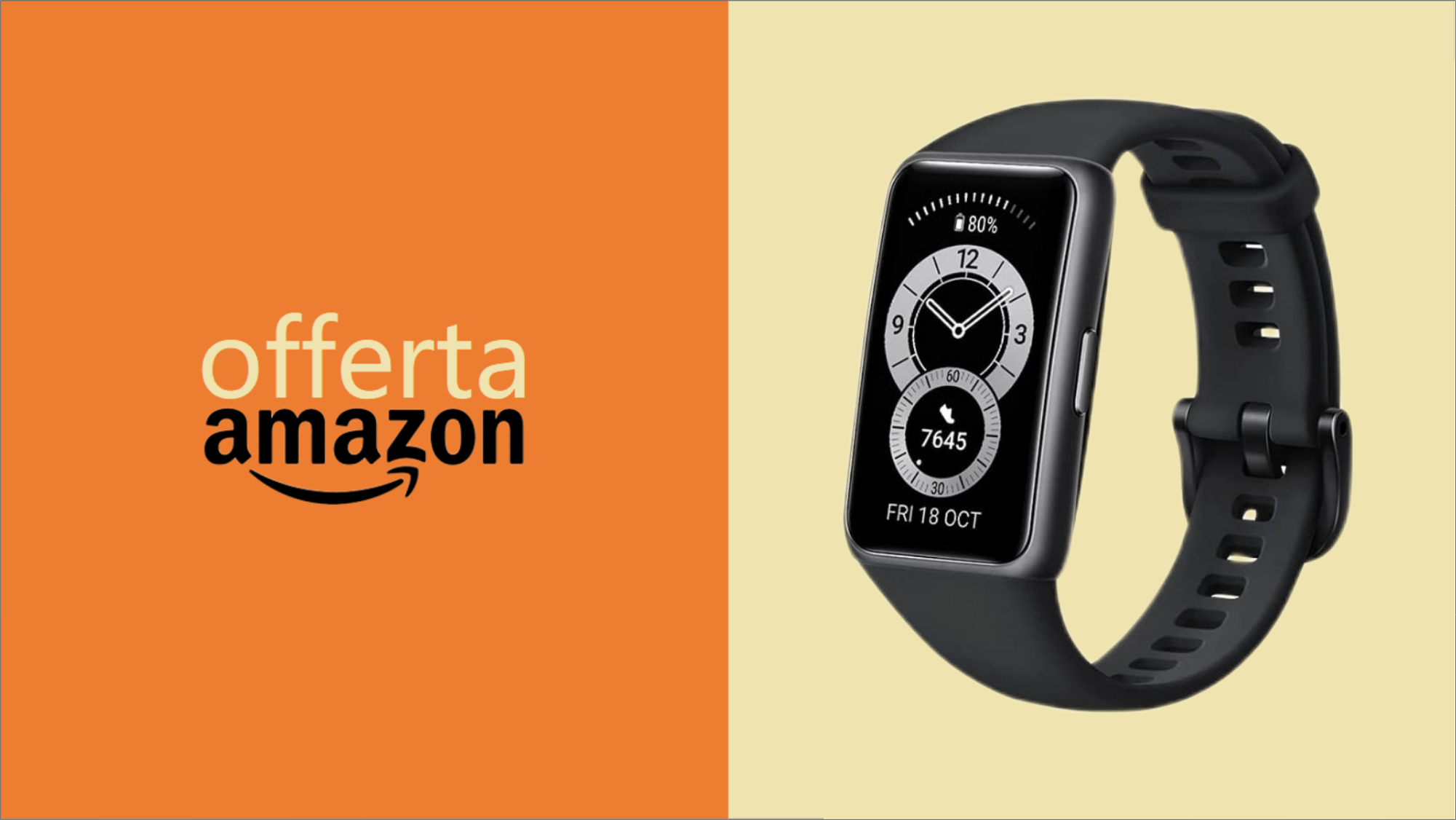 Huawei Band 6 nuovamente in offerta su Amazon, per pochi giorni (-33%) Huawei Band 6 nuovamente in offerta su Amazon, per pochi giorni (-33%)