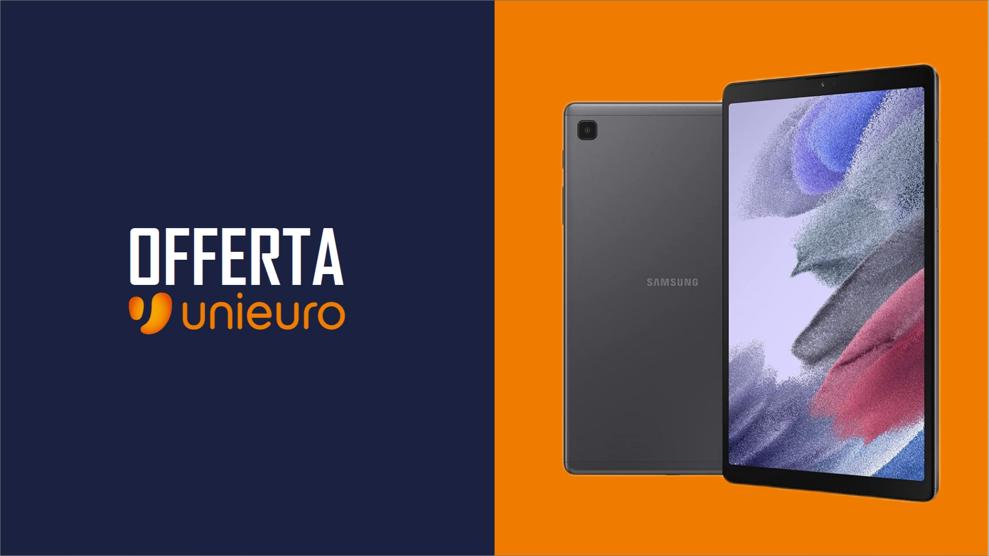 Samsung Galaxy Tab A7 Lite a PREZZO IMBATTIBILE su Unieuro (-40€)