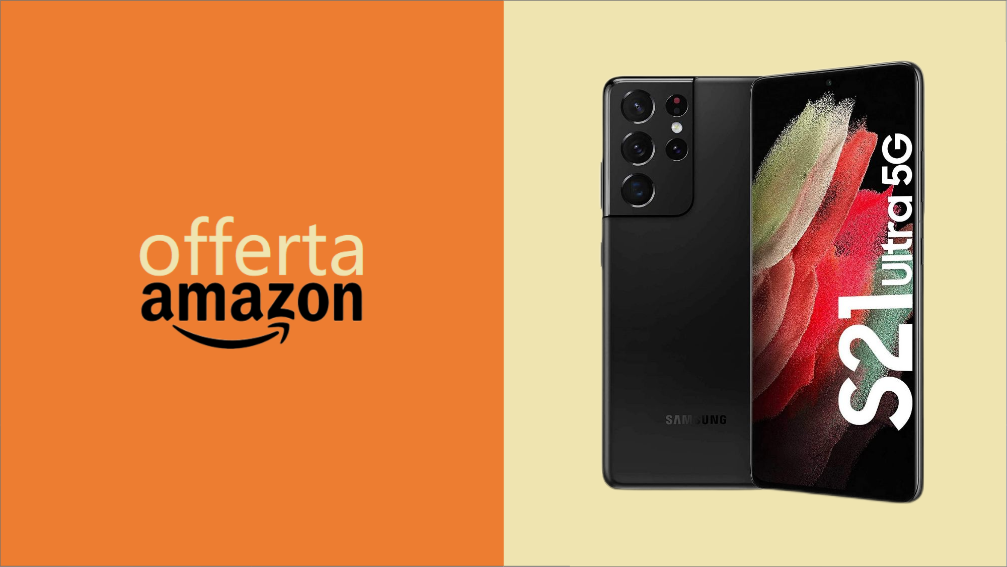 Samsung Galaxy S21 Ultra 5G: SCONTO di 200 euro, pochissime unità! Samsung Galaxy S21 Ultra 5G: SCONTO di 200 euro, pochissime unità!