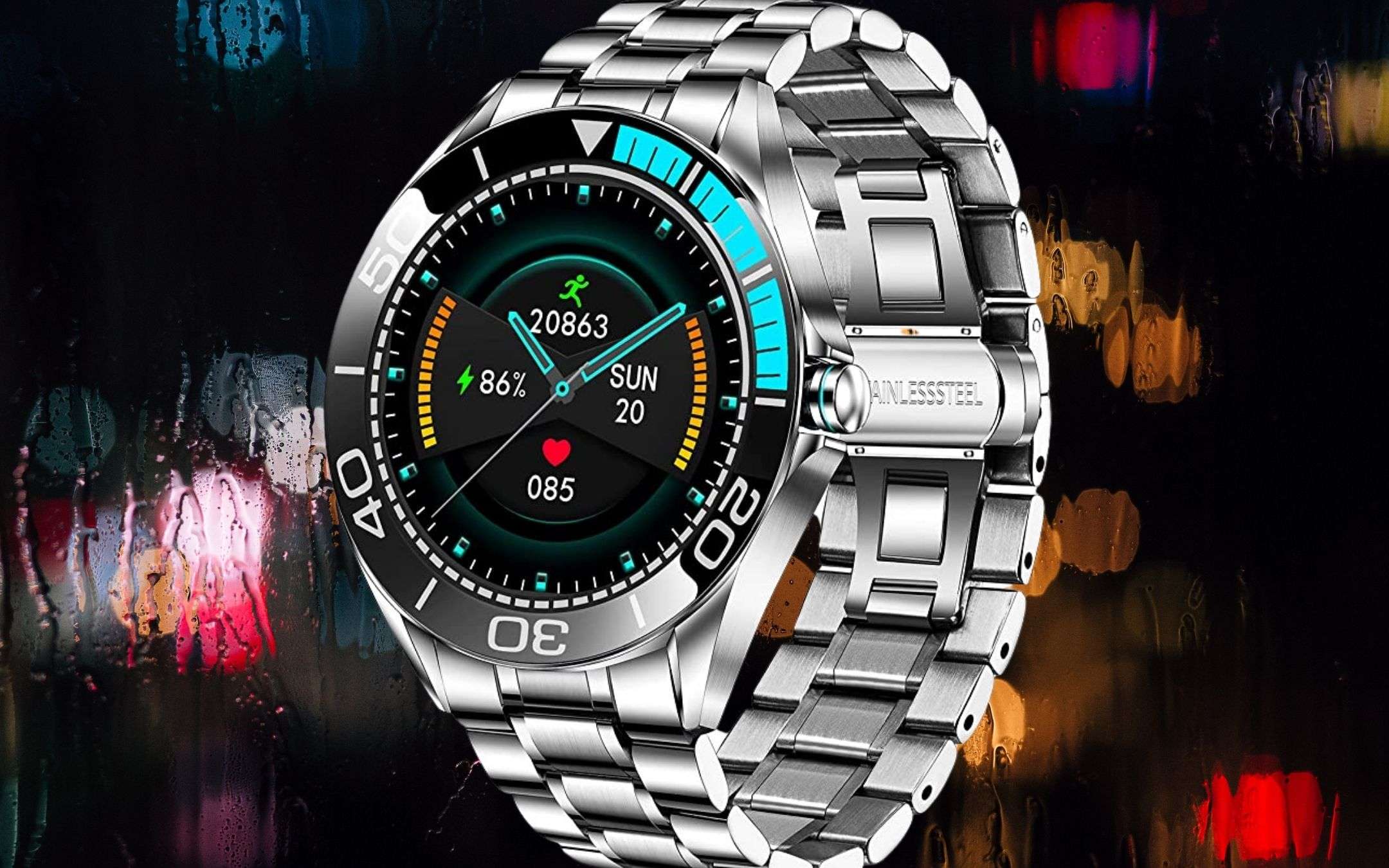 Sofisticato smartwatch in acciaio: prezzo PAZZESCO su Amazon (53€) Sofisticato smartwatch in acciaio: prezzo PAZZESCO su Amazon (53€)