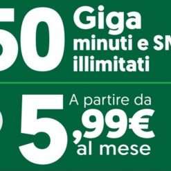 Very Nuovi Numeri: PROMO con 50GB a 5,99€ al mese