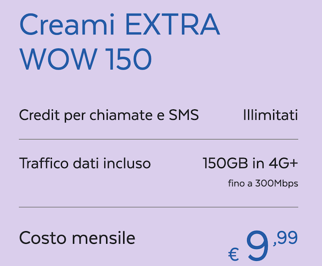 Creami EXTRA WOW 150