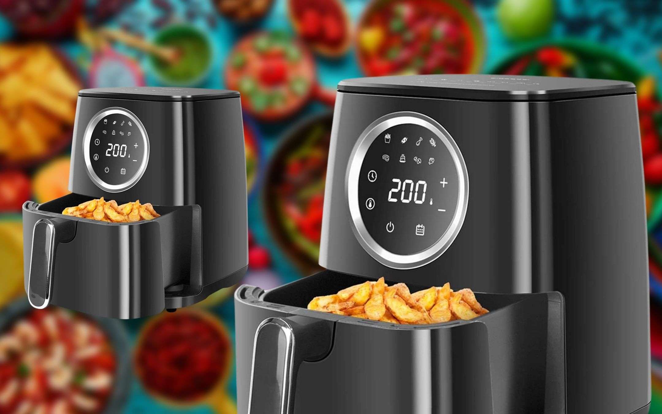 Friggitrice ad aria top a 69€ su Amazon: 8 programmi, cestello MAXI Friggitrice ad aria top a 69€ su Amazon: 8 programmi, cestello MAXI