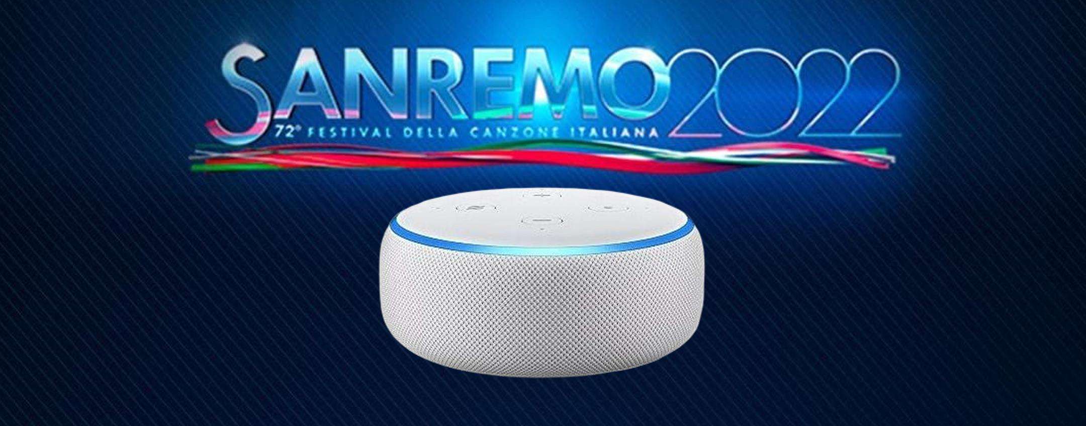 Alexa è già pronta per l'attesissimo Festival di Sanremo 2022 Alexa è già pronta per l'attesissimo Festival di Sanremo 2022