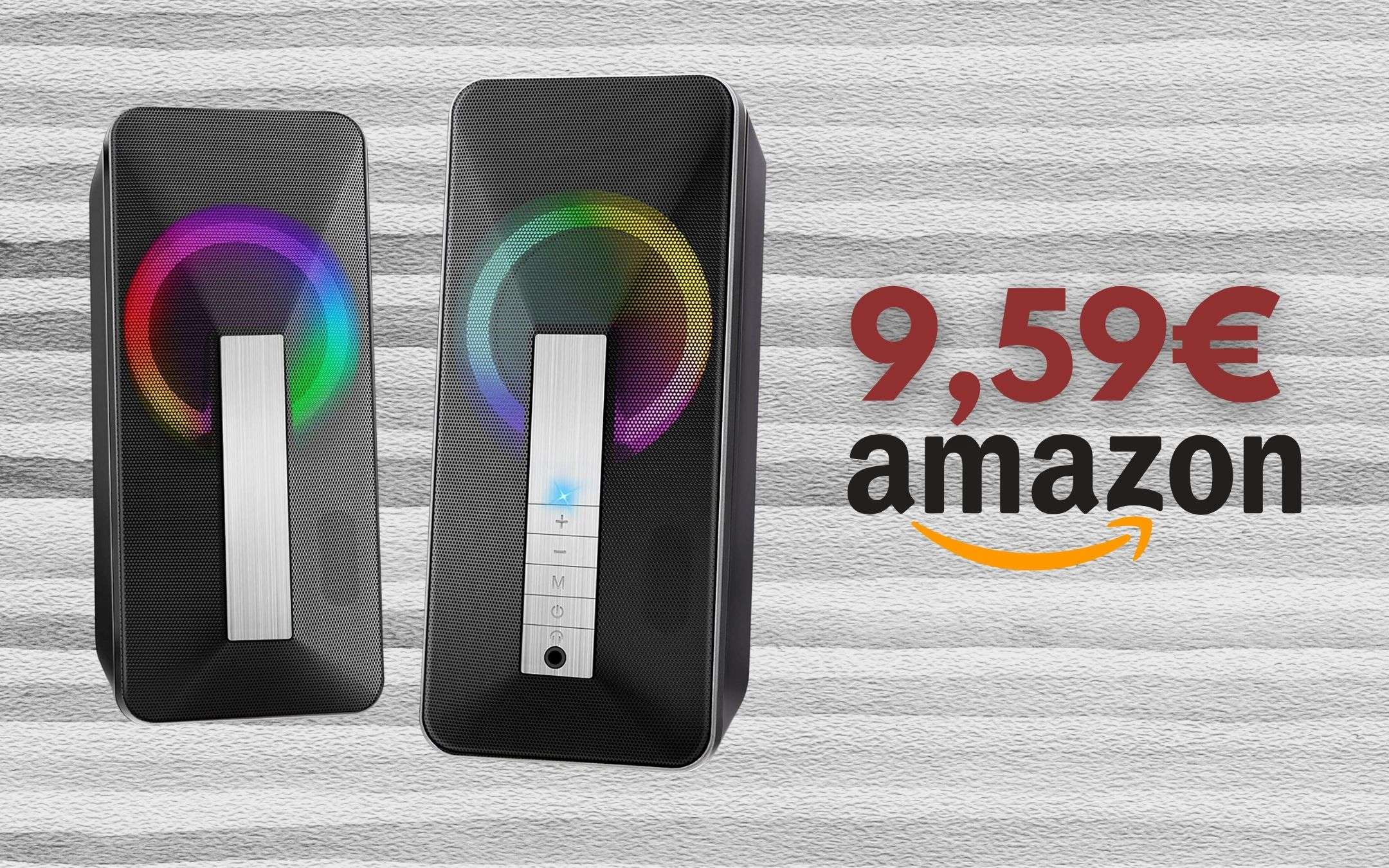 Amazon: ERRORE di prezzo, coppia di speaker Bluetooth a 9€ Amazon: ERRORE di prezzo, coppia di speaker Bluetooth a 9€