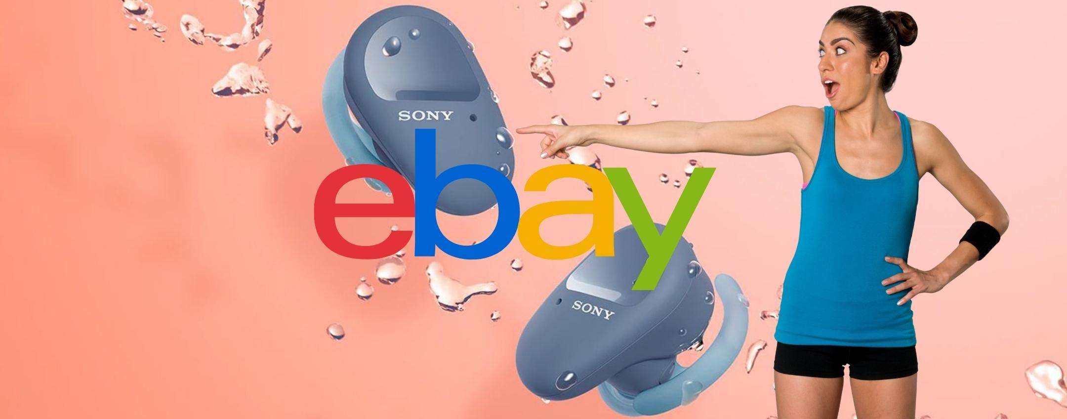 Super BOMBA eBay: auricolari Sony WF-SP800N scontati di 150 euro Super BOMBA eBay: auricolari Sony WF-SP800N scontati di 150 euro