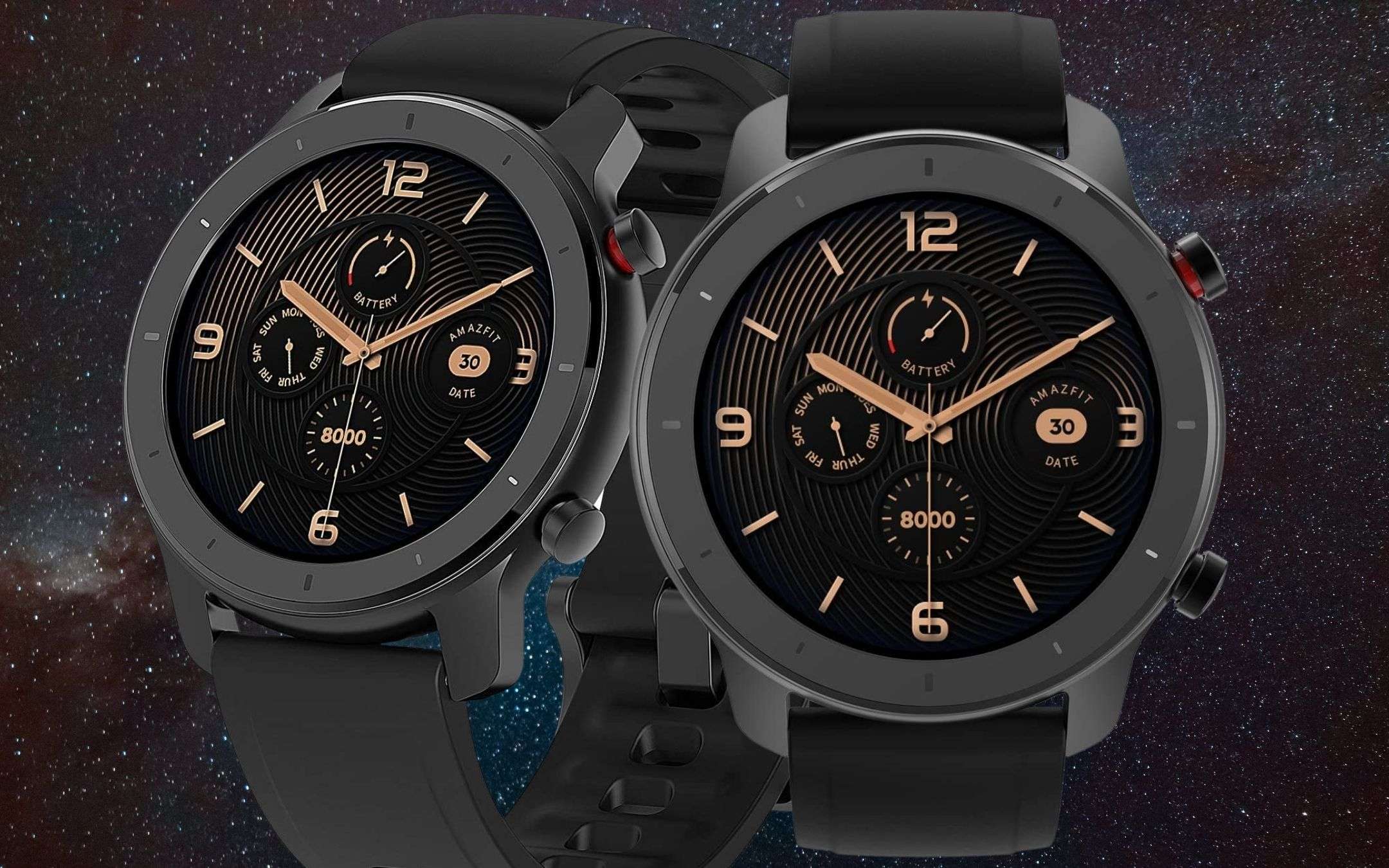 Amazfit GTR a 58€ è PAZZESCO: gran lusso, display AMOLED e GPS Amazfit GTR a 58€ è PAZZESCO: gran lusso, display AMOLED e GPS