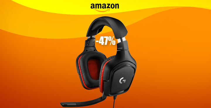 Cuffie GAMING Logitech, OTTIME per PC e console: tue con appena 32€