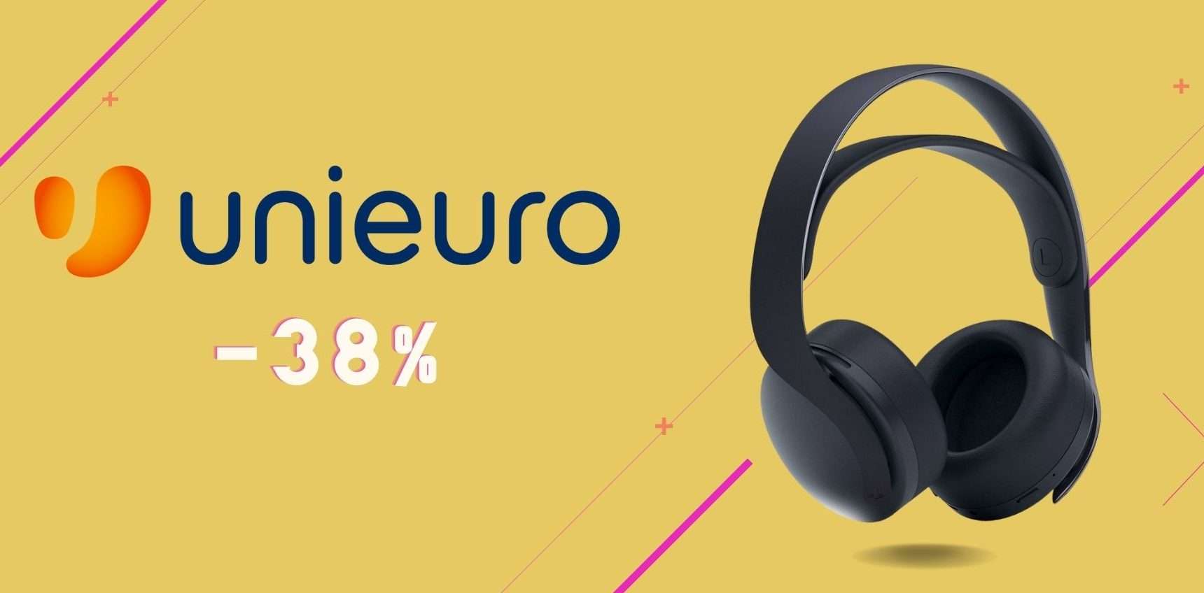 Cuffie Pulse 3D per PS5 in sconto con una PAZZA OFFERTA di Unieuro!