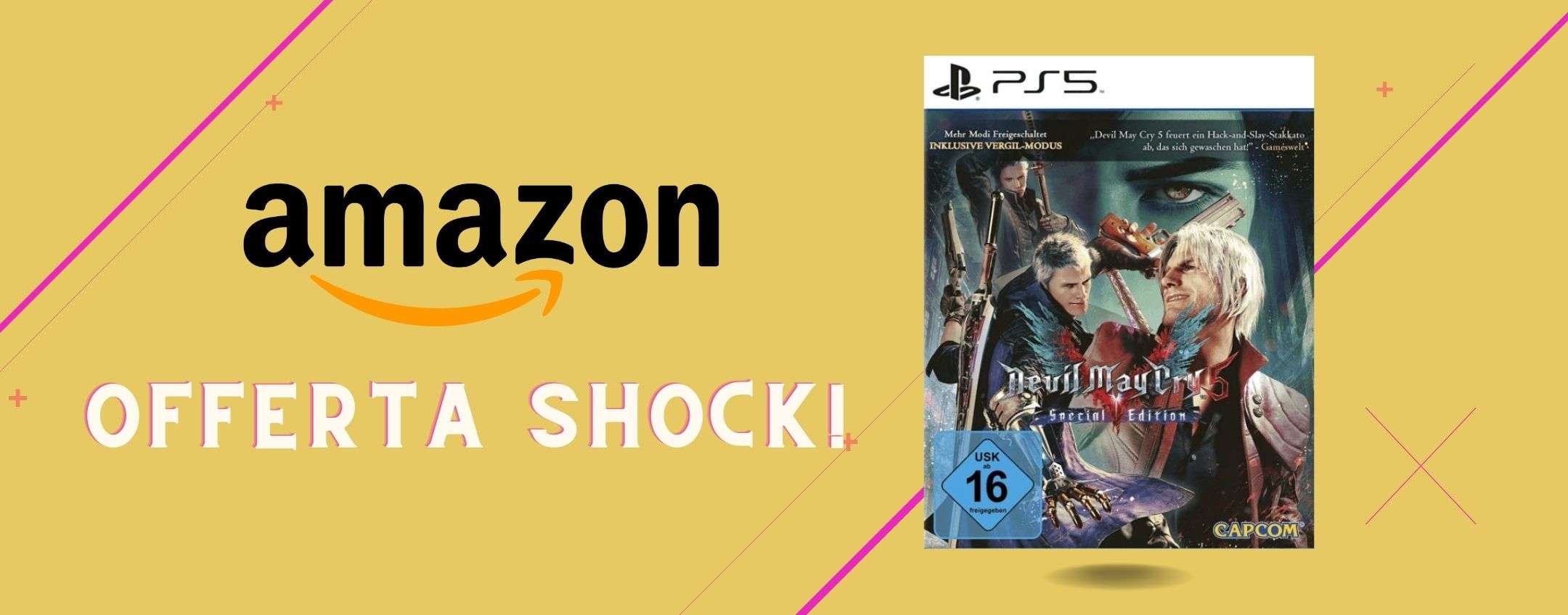 Devil May Cry 5 PS5 e Series X, che OFFERTA BOMBA su Amazon! Devil May Cry 5 PS5 e Series X, che OFFERTA BOMBA su Amazon!