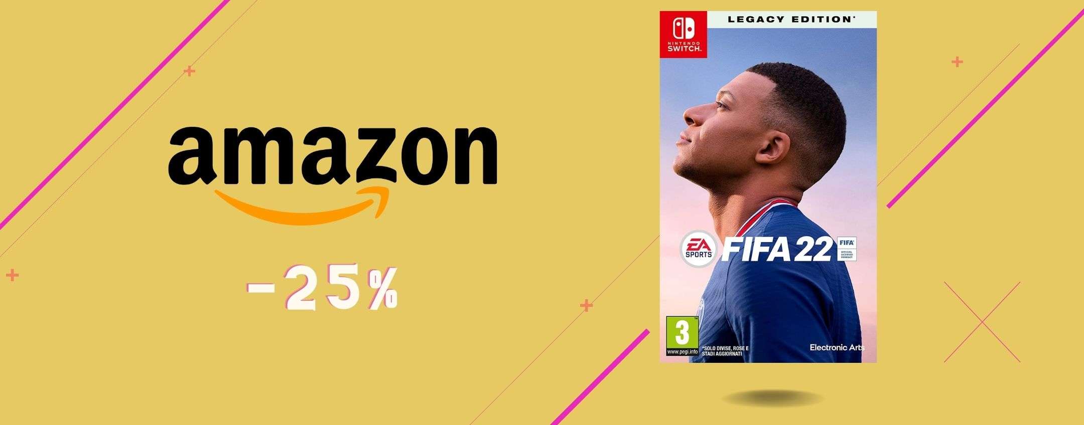 FIFA 22 per Switch torna in offerta a meno di 30 euro: approfittane! FIFA 22 per Switch torna in offerta a meno di 30 euro: approfittane!