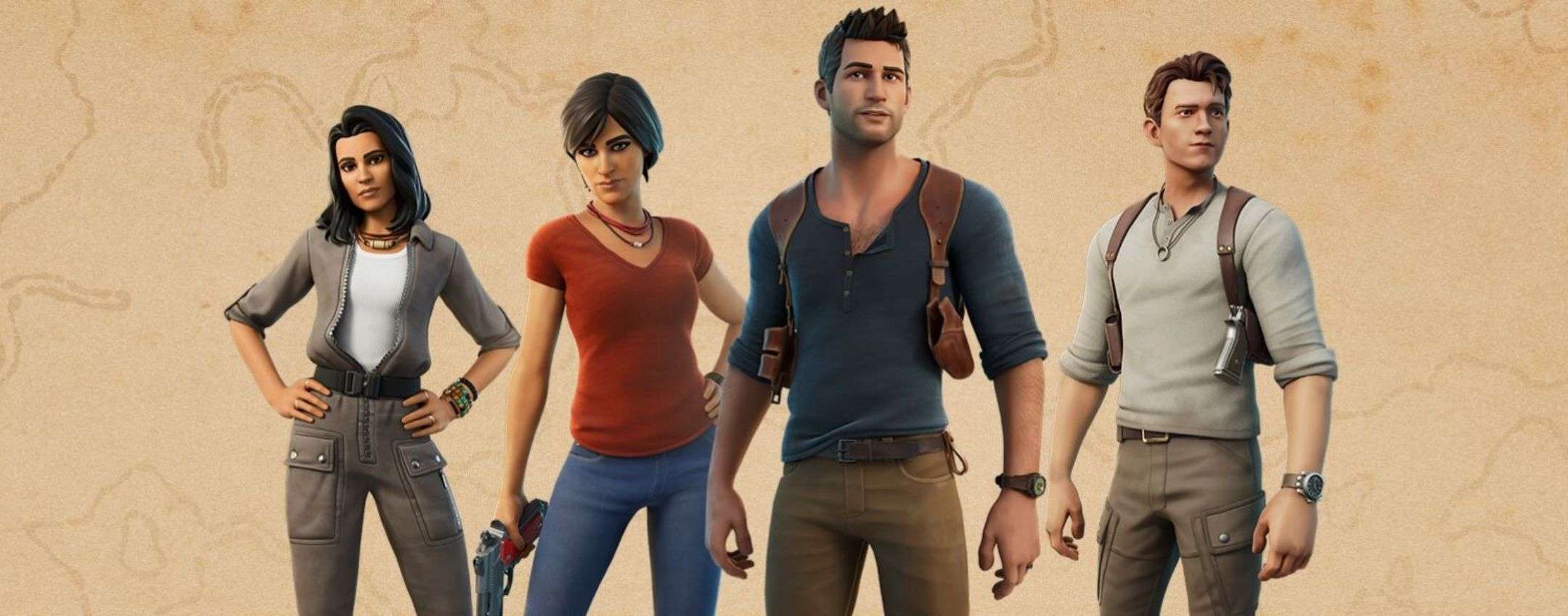 Fortnite, disponibili le skin di Uncharted: tutti i dettagli Fortnite, disponibili le skin di Uncharted: tutti i dettagli