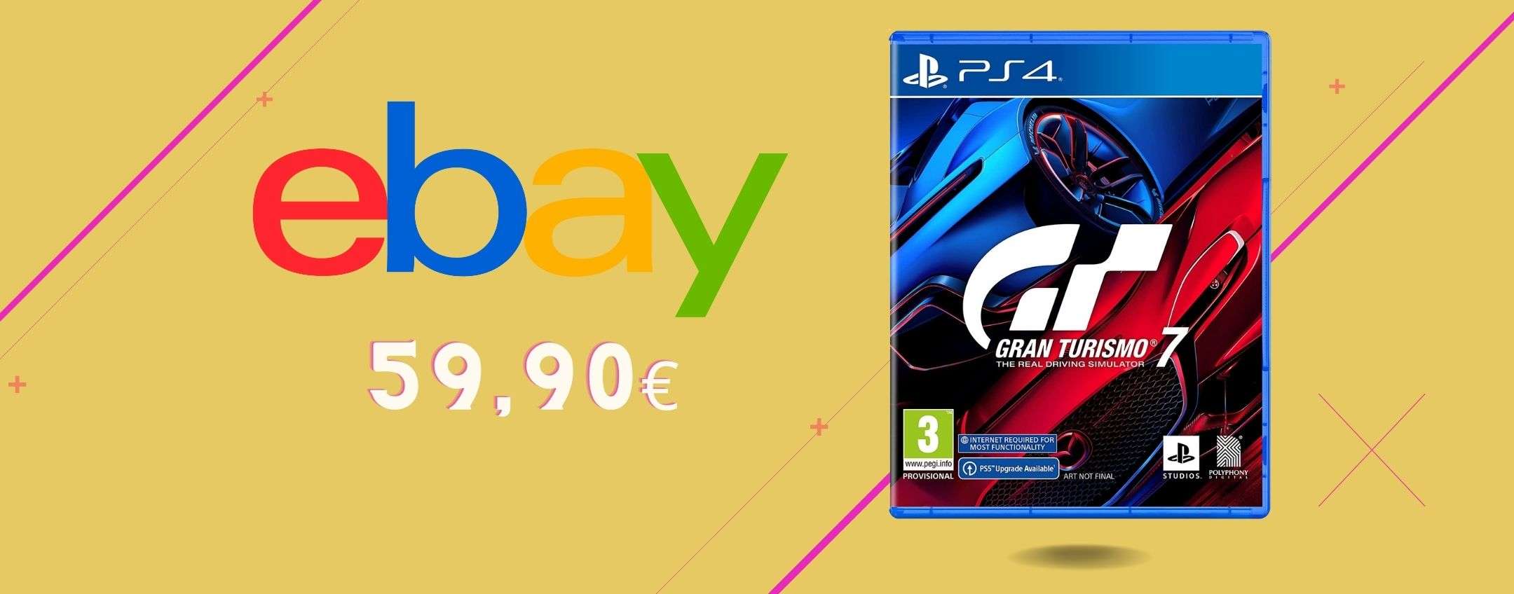 Gran Turismo 7 a soli 59€ su eBay: pochissime copie, affrettati! Gran Turismo 7 a soli 59€ su eBay: pochissime copie, affrettati!