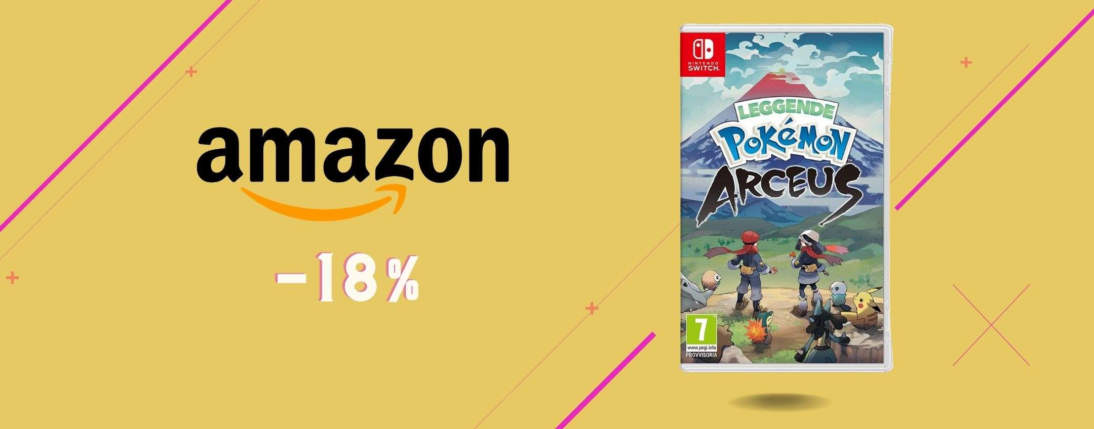 Leggende Pokémon Arceus è già in OFFERTA su Amazon (-18%) Leggende Pokémon Arceus è già in OFFERTA su Amazon (-18%)