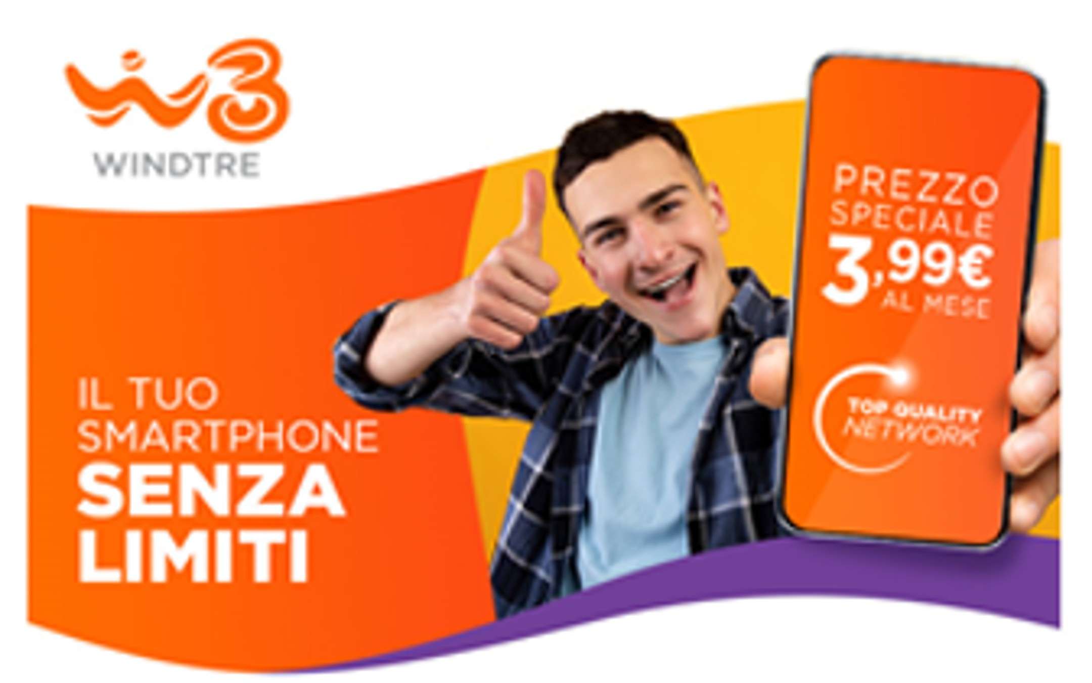 WINDTRE: MIA Unlimited x Super Fibra da 3,99€