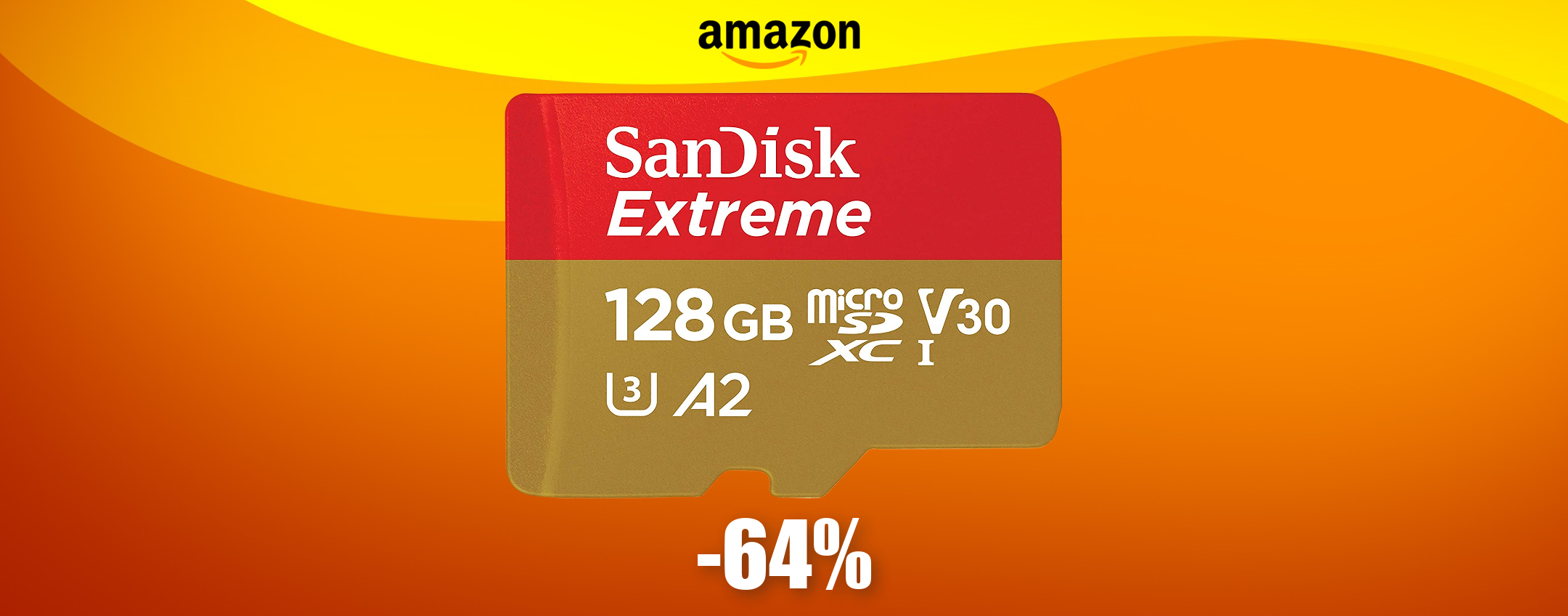 MicroSD SanDisk 128GB: una VERA OCCASIONE ad appena 23€ (-64%)
