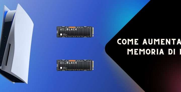 Come aumentare la memoria di PS5 con SSD o Hard Disk esterno