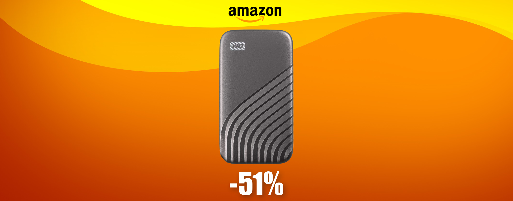 SSD esterno WD 500GB a meno di METÀ PREZZO: follia Amazon (-51%) SSD esterno WD 500GB a meno di METÀ PREZZO: follia Amazon (-51%)