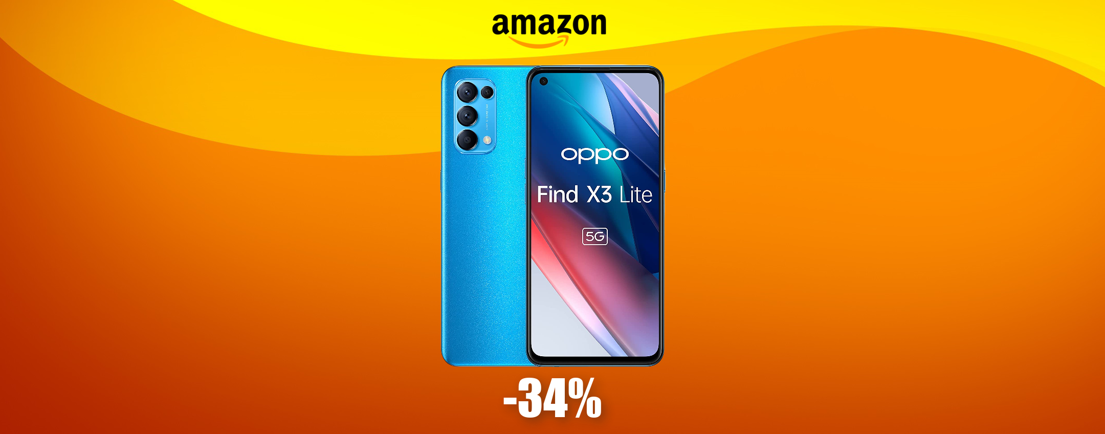Smartphone OPPO con 5G e fotocamera 64MP: SUPER SCONTO (-170€) Smartphone OPPO con 5G e fotocamera 64MP: SUPER SCONTO (-170€)