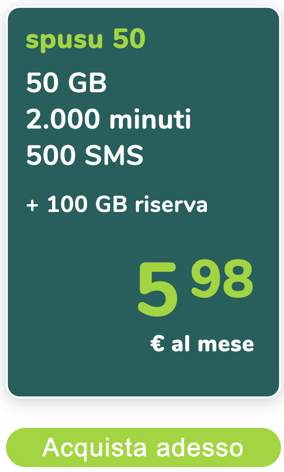 Spusu 50 PROMO