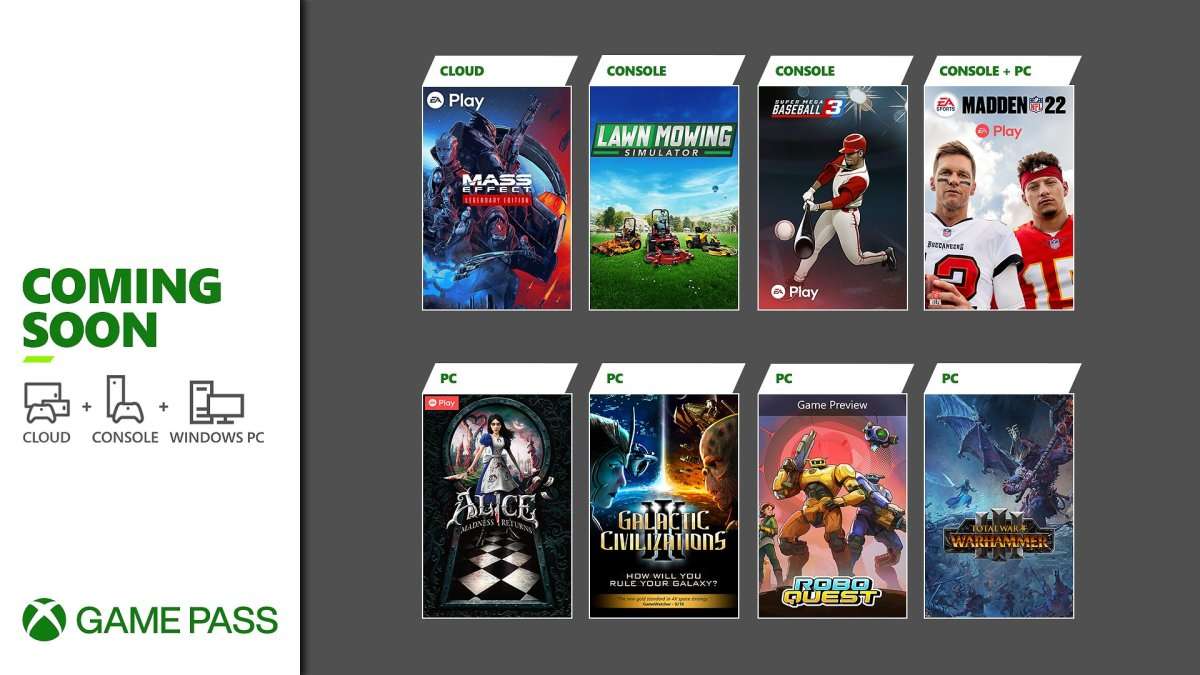 Xbox Game Pass febbraio 2022 nuovi giochi gratis