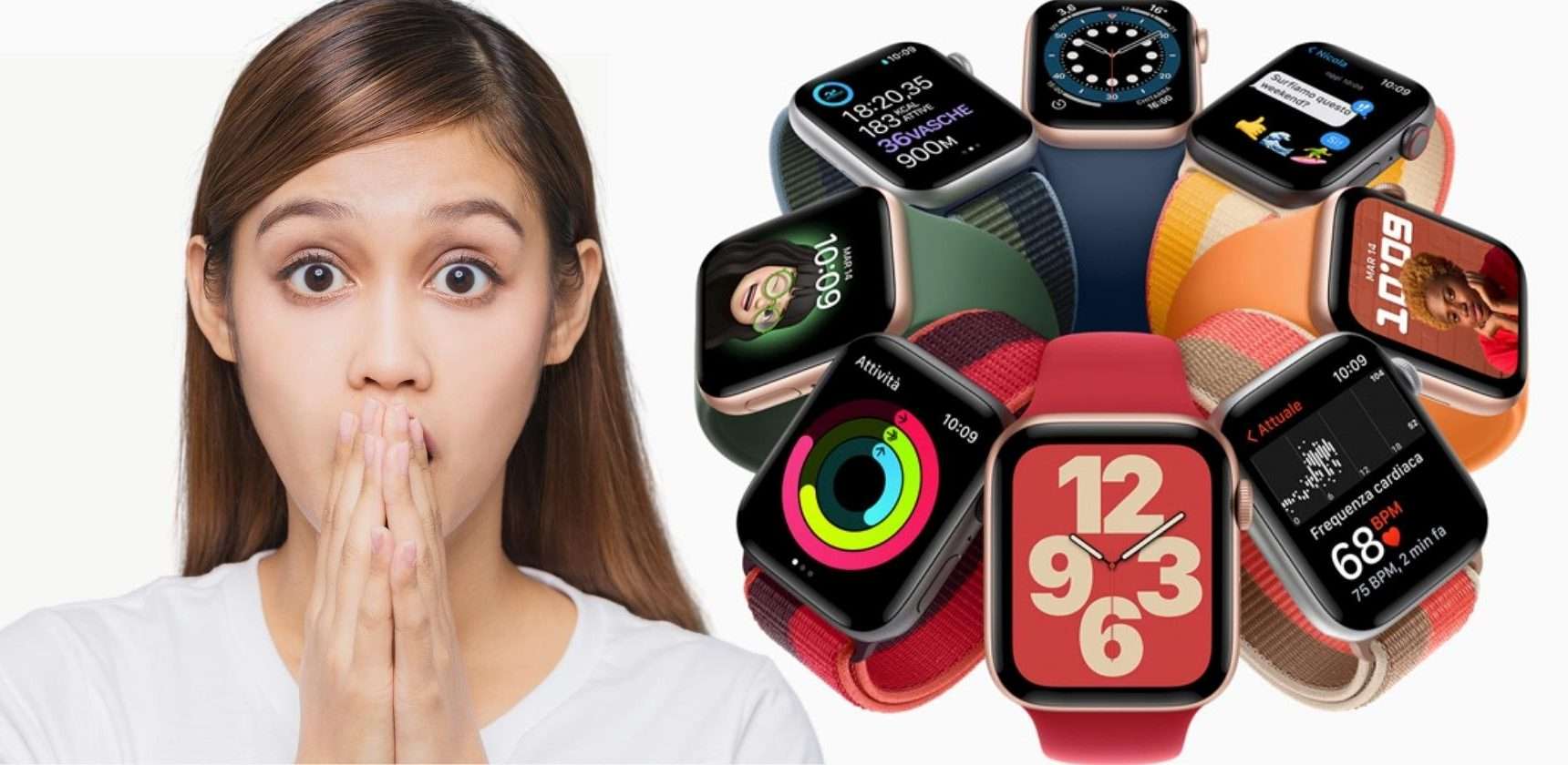 Apple Watch Series 2 42 mm e 38 mm con le offerte e promo Wind da 7 euro -