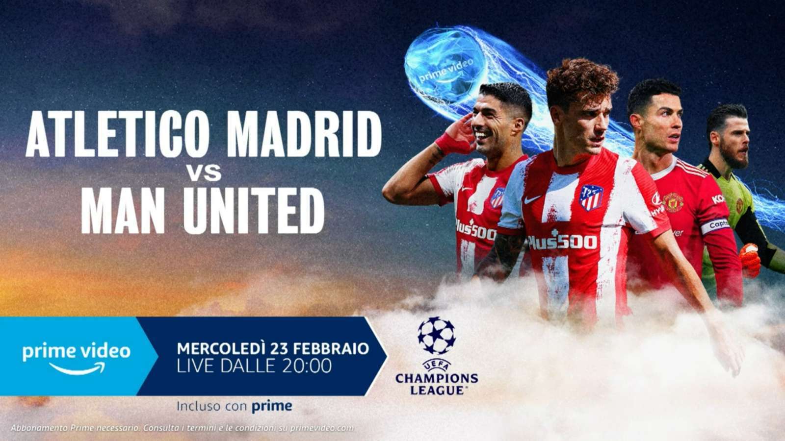 Atlético Madrid Vs Manchester United: come vederla gratis Atlético Madrid Vs Manchester United: come vederla gratis