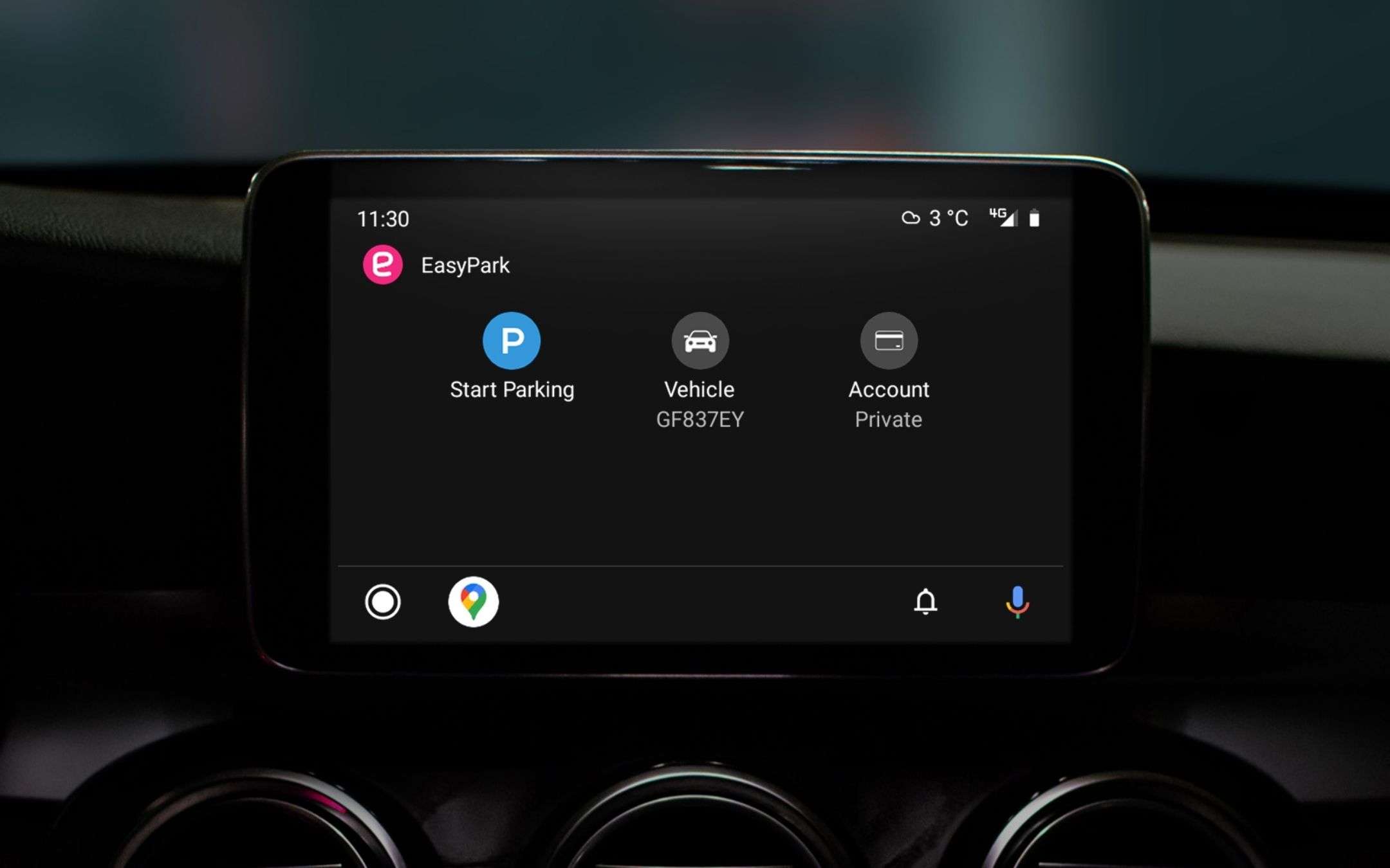 EasyPark su Android Auto: vita più semplice per gli automobilisti