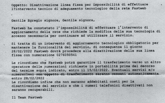 fastweb-lettera-spegnimento-fibra-milano