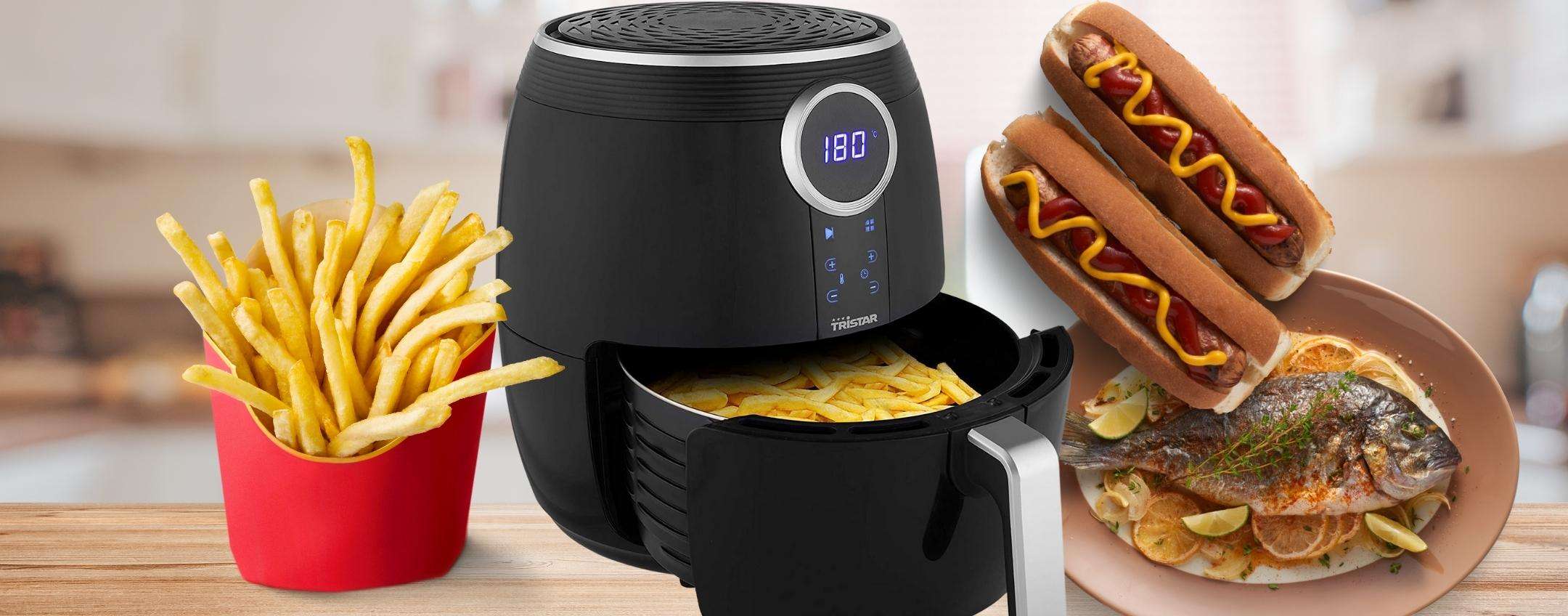 69€ per una friggitrice ad aria che cucina da CHEF e consuma il minimo 69€ per una friggitrice ad aria che cucina da CHEF e consuma il minimo