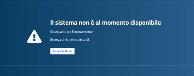 Green Pass, il sistema non è al momento disponibile