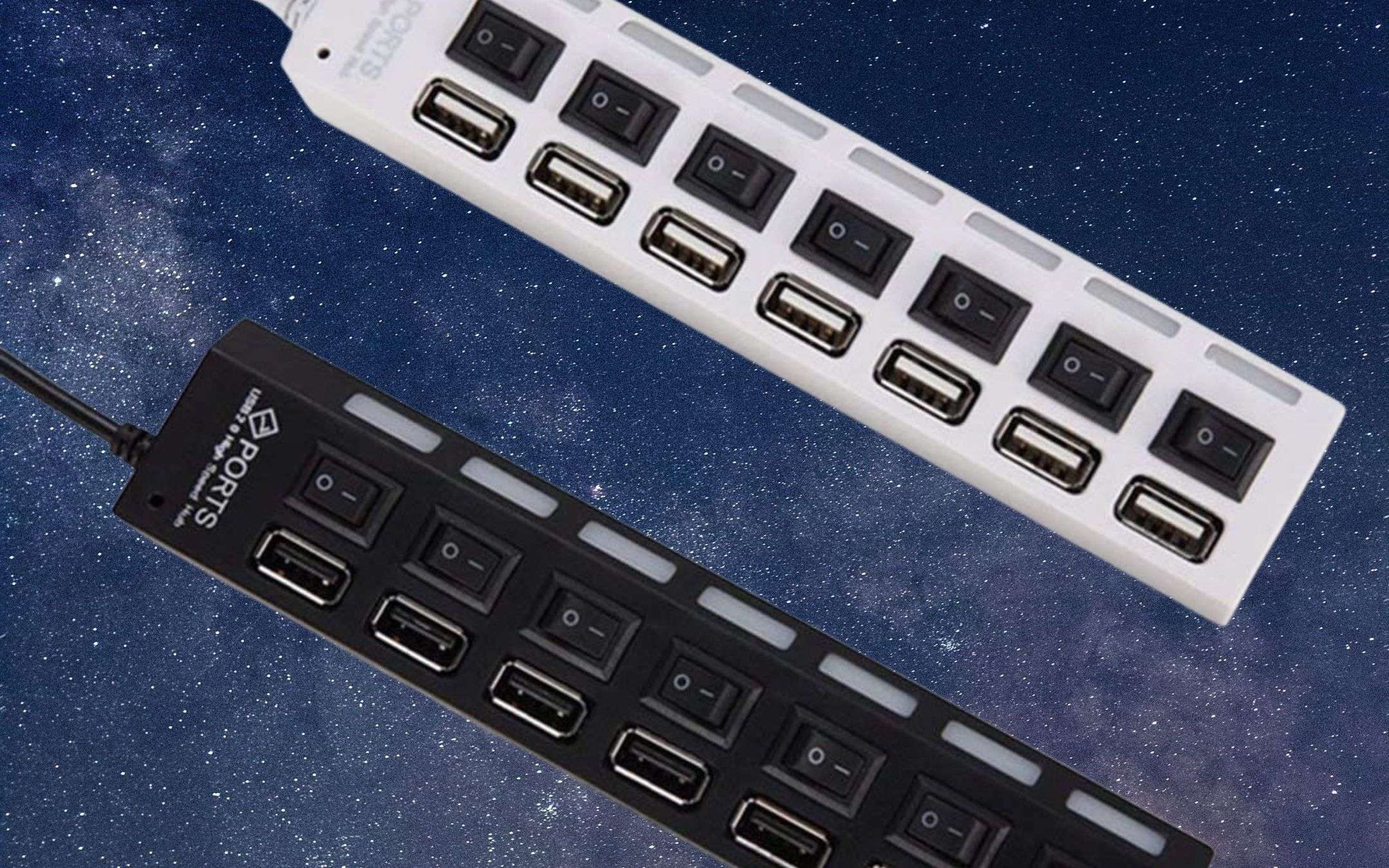 2€ per l'hub USB 7 porte con interruttori su Amazon: possibile ERRORE 2€ per l'hub USB 7 porte con interruttori su Amazon: possibile ERRORE