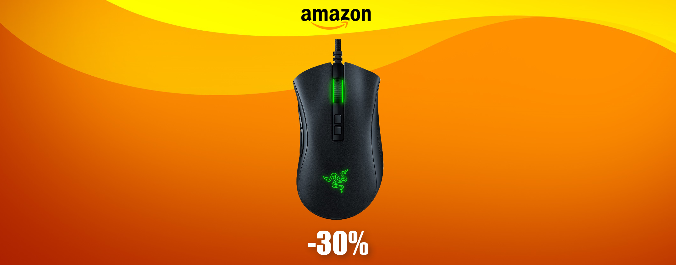 Mouse gaming fulmineo e super preciso: sconto IRRINUNCIABILE (-24€)