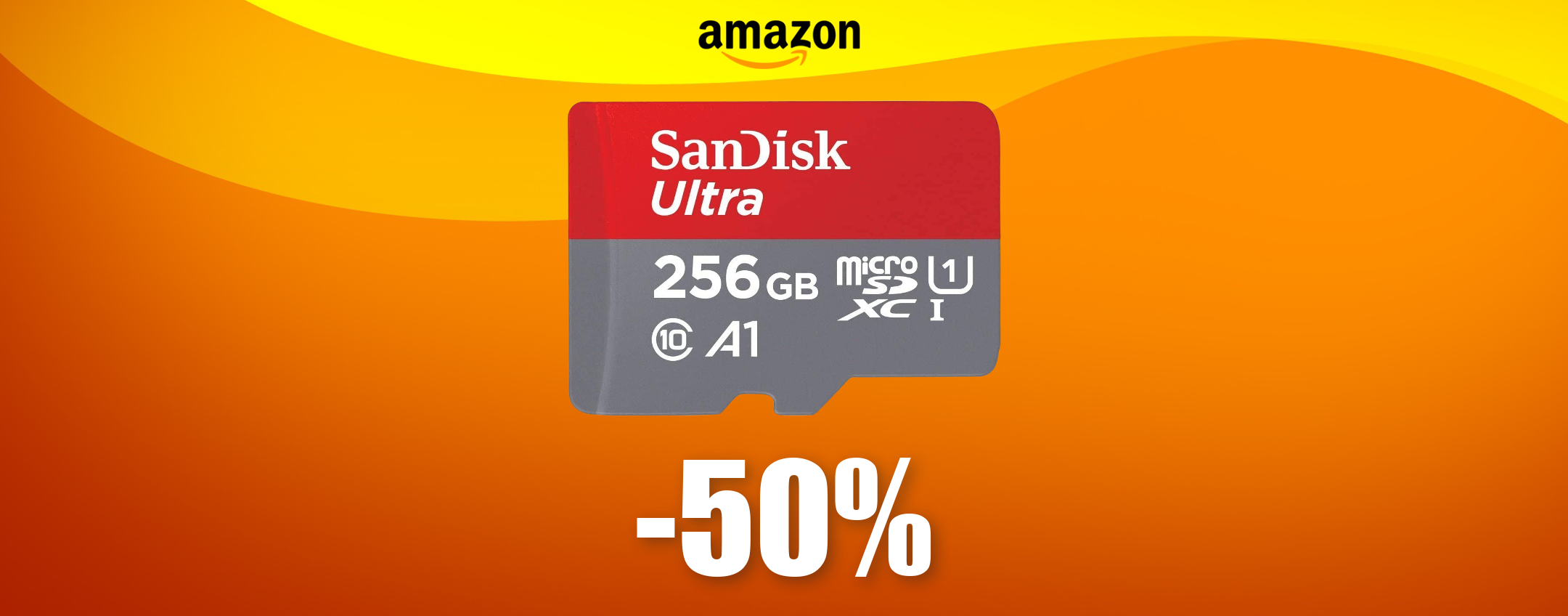 MicroSD SanDisk 256GB a METÀ PREZZO: tua con appena 31€