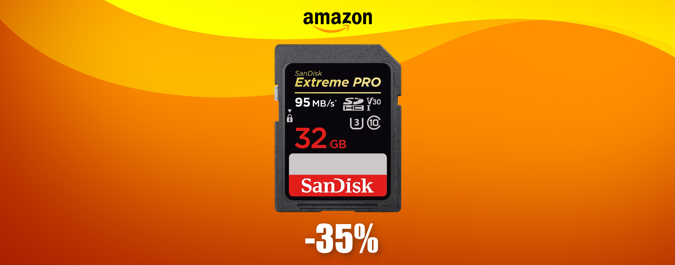 Scheda SD SanDisk da 32GB: SPAZIO e VELOCITÀ al tuo servizio (19€) Scheda SD SanDisk da 32GB: SPAZIO e VELOCITÀ al tuo servizio (19€)