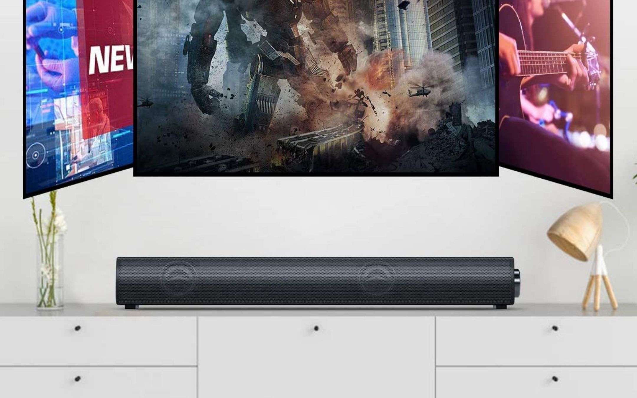Soundbar compatta 6-in-1 a 29€: OFFERTACCIA Amazon del sabato Soundbar compatta 6-in-1 a 29€: OFFERTACCIA Amazon del sabato