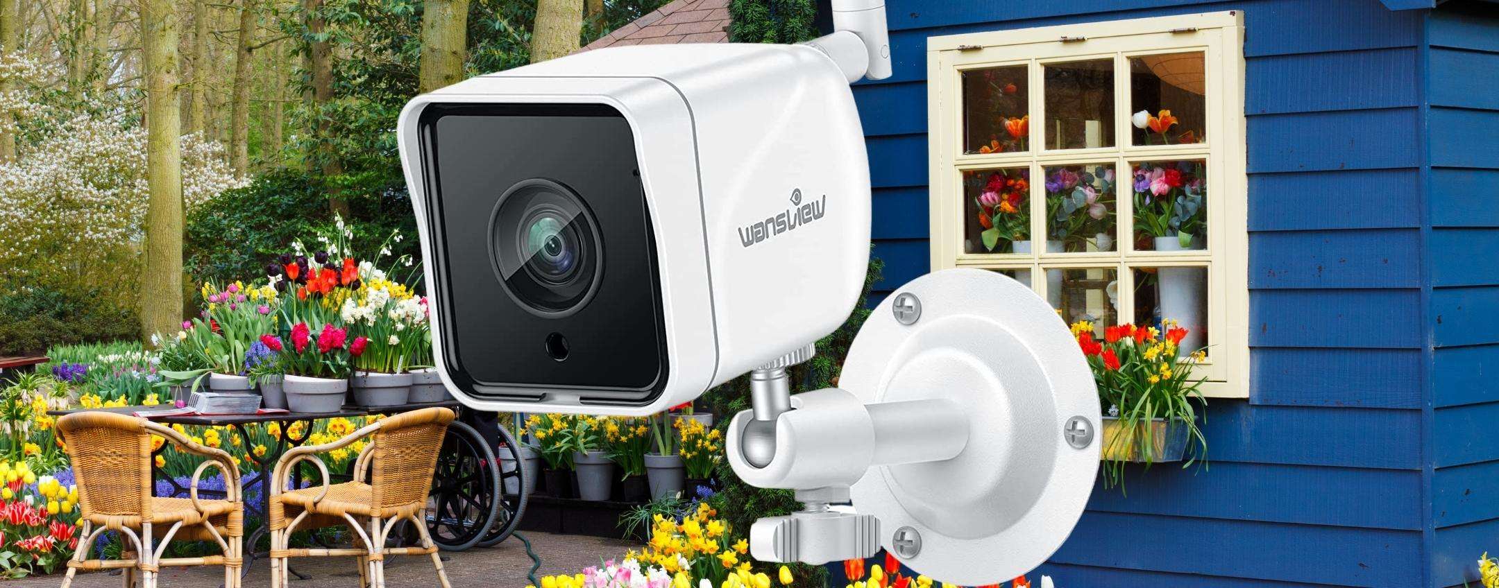 Telecamera da esterno con vista INFINITA: prezzo regalo su Amazon Telecamera da esterno con vista INFINITA: prezzo regalo su Amazon