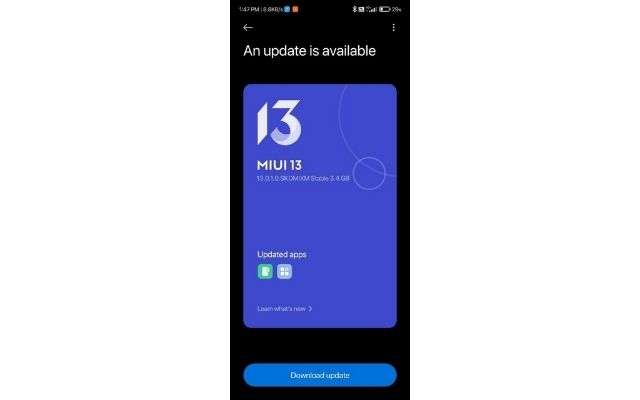 xiaomi 11t pro miui 13 aggiornamento