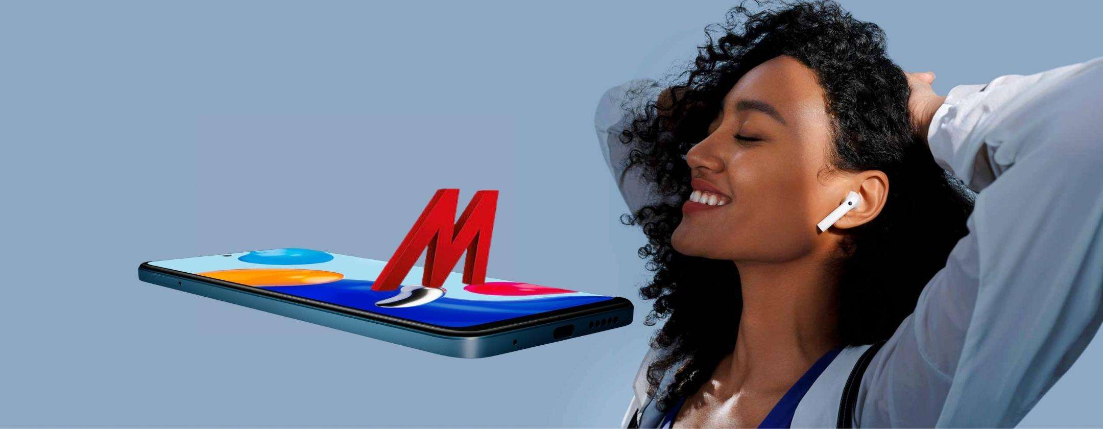 Xiaomi Redmi Note 11 + Redmi Buds 3 a 249 euro online su MediaWorld Xiaomi Redmi Note 11 + Redmi Buds 3 a 249 euro online su MediaWorld