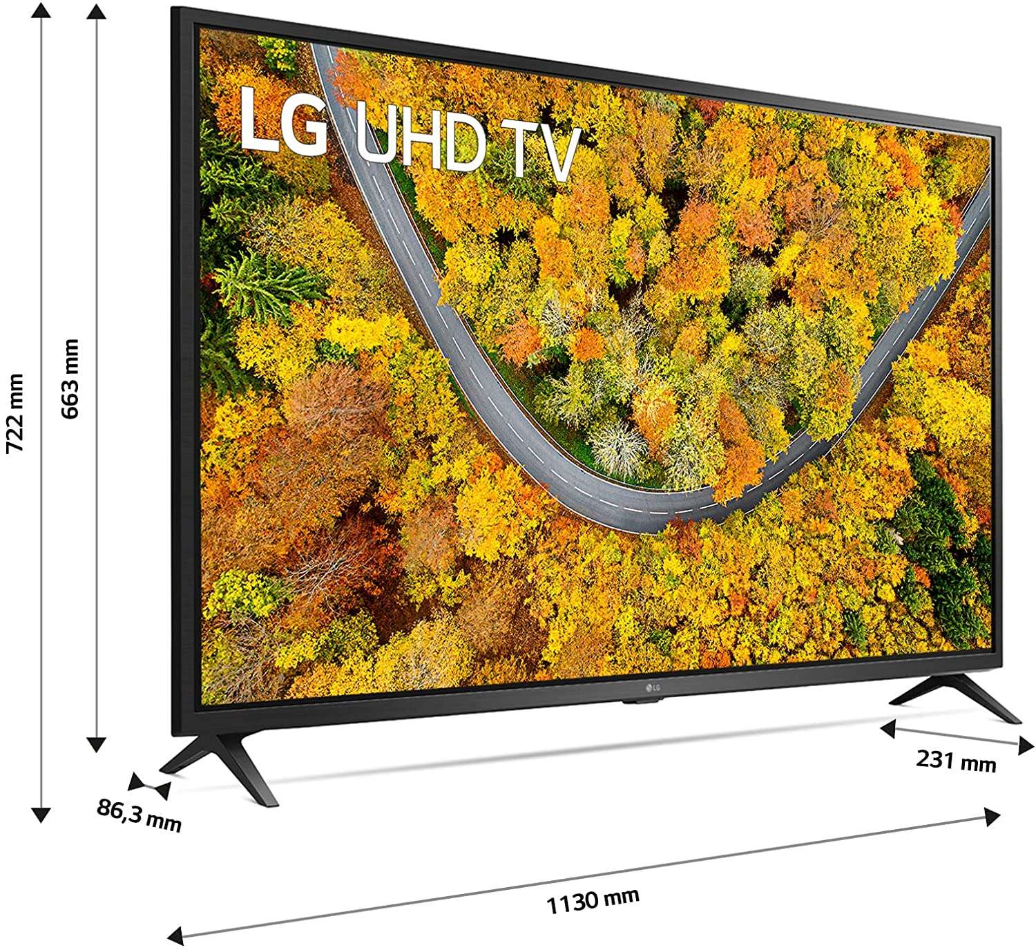 smart tv 50" lg