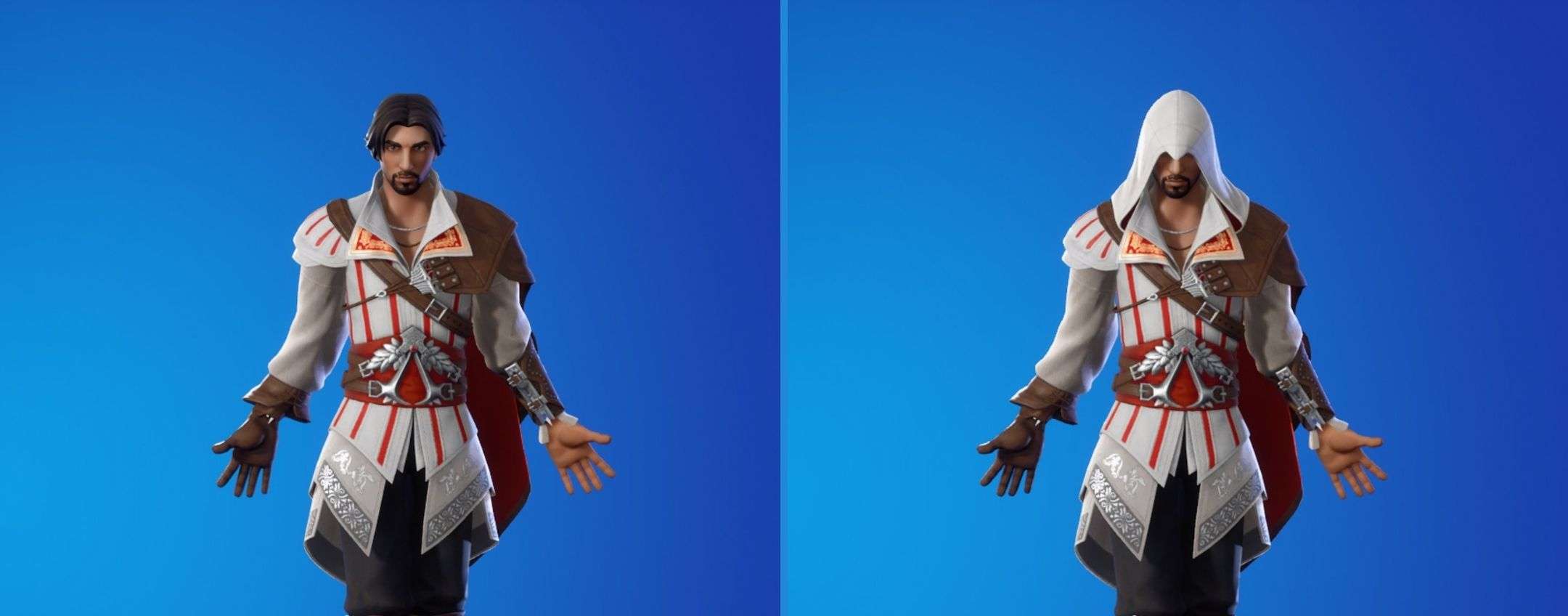 Fortnite x Assassin's Creed, arrivano i costumi di Ezio Auditore!