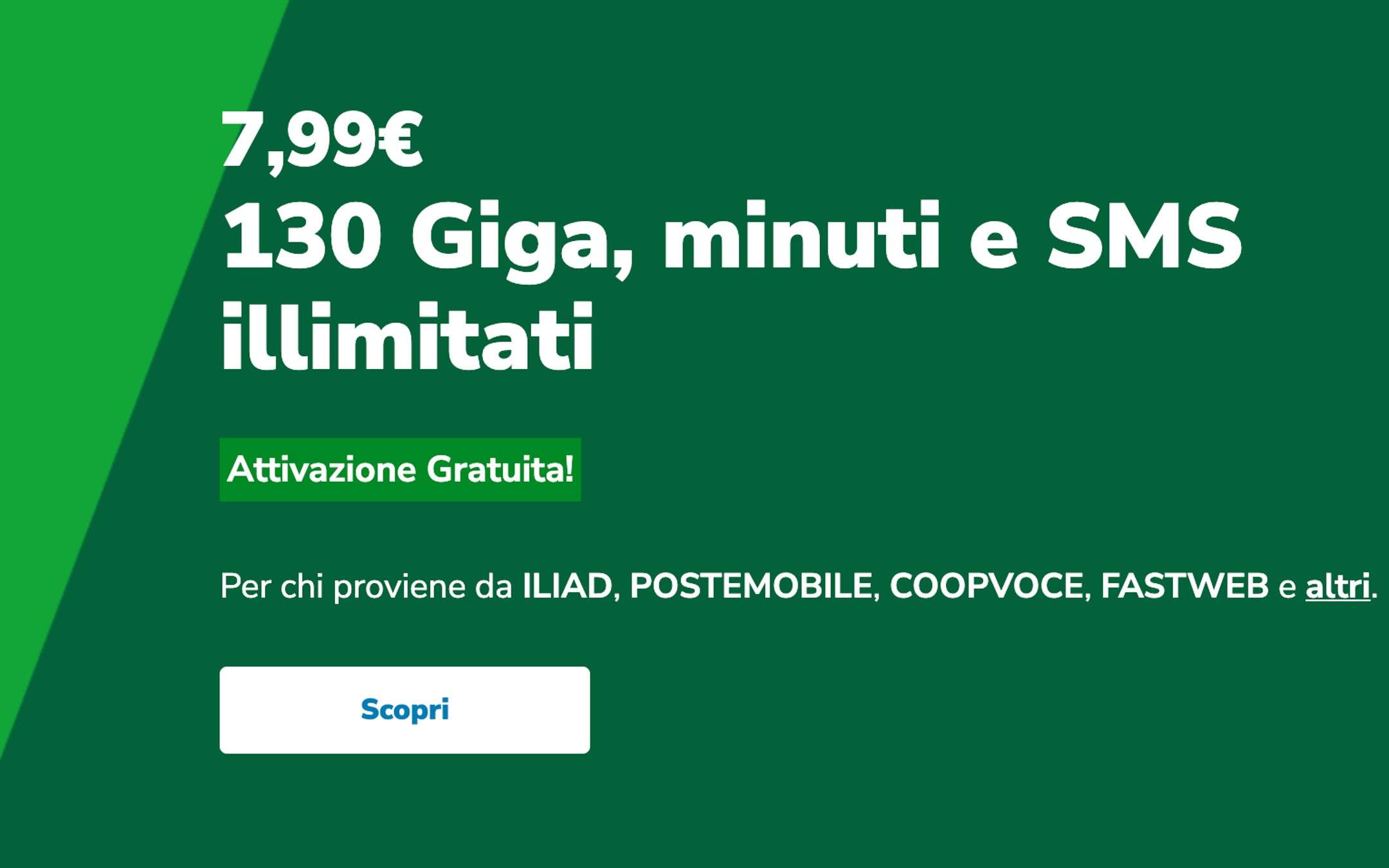 Very Special: PROMO con 130GB a soli 7,99€ al mese