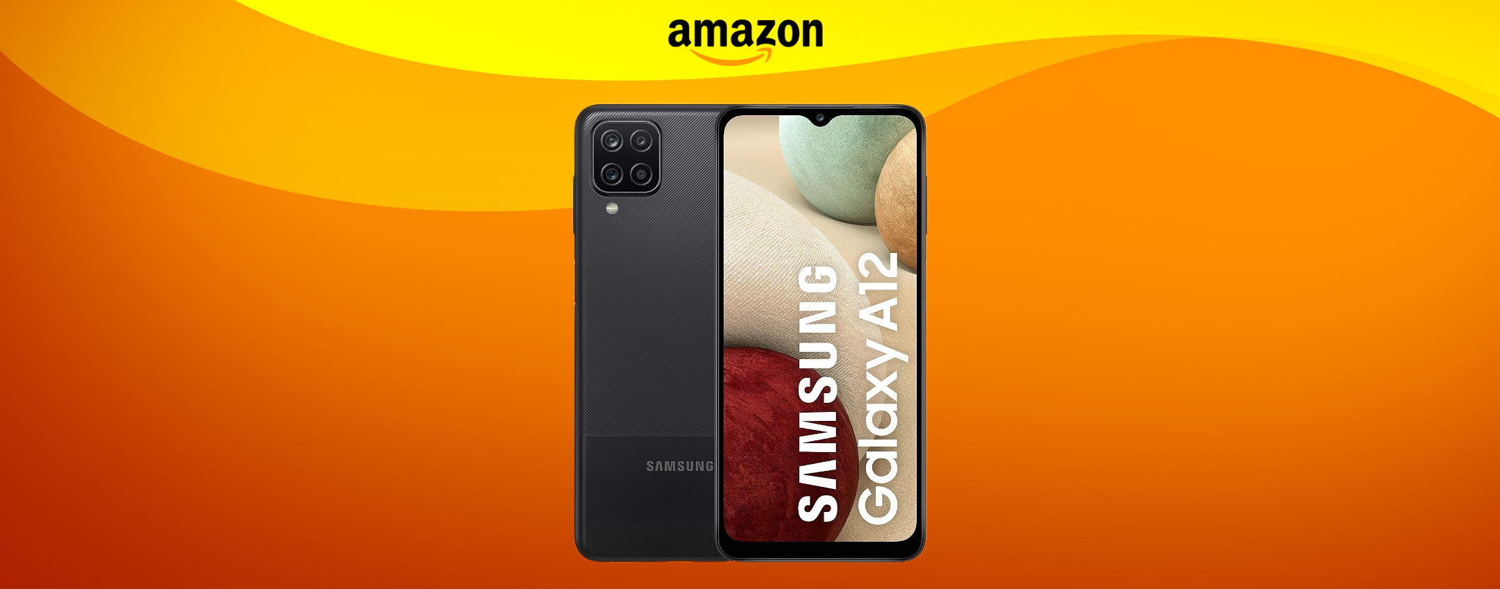 Samsung Galaxy A12, con 4 fotocamere e MEGA batteria a soli 154€