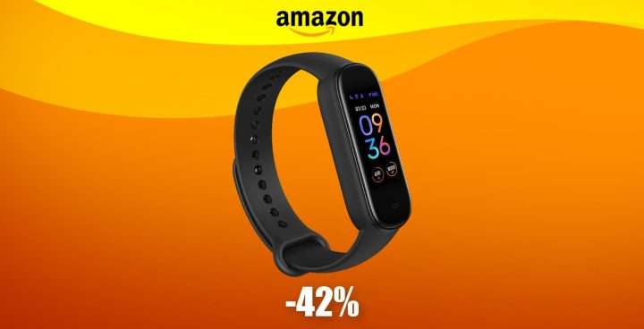 Amazfit Band 5 con saturimetro ed ALEXA: sarà tuo con appena 25€