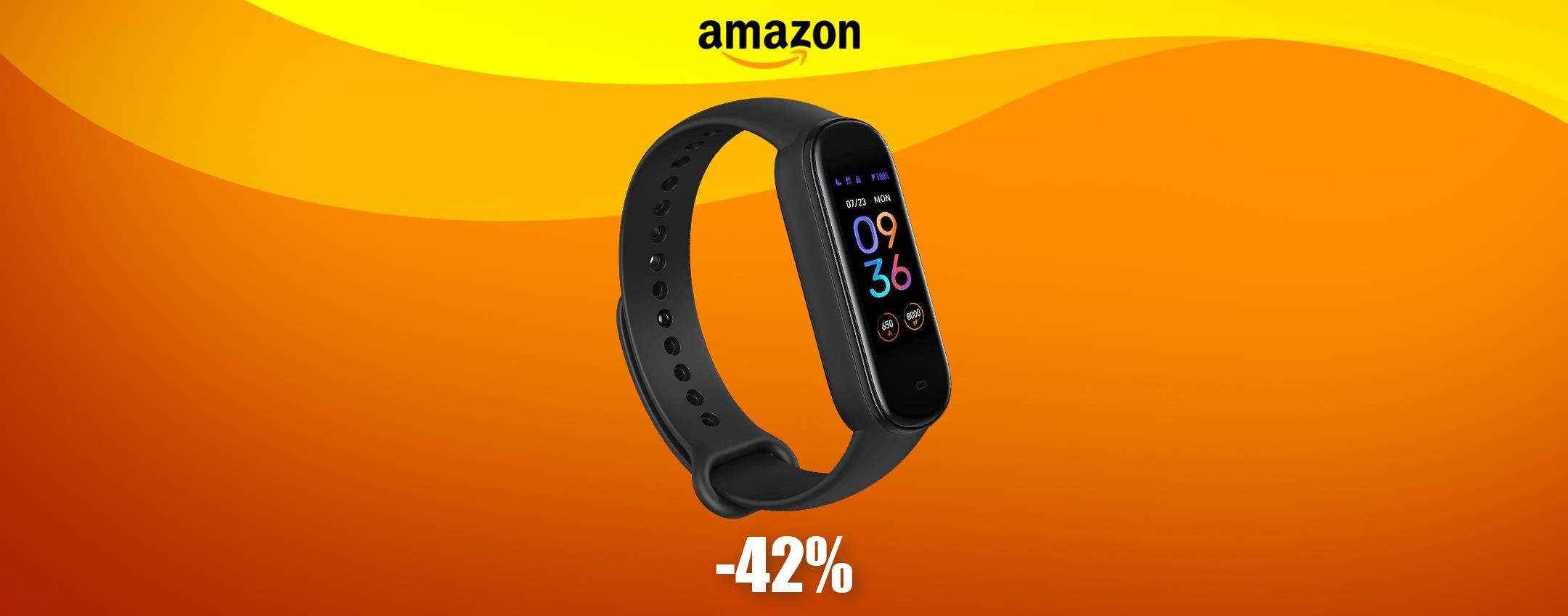 Amazfit Band 5 con saturimetro ed ALEXA: sarà tuo con appena 25€