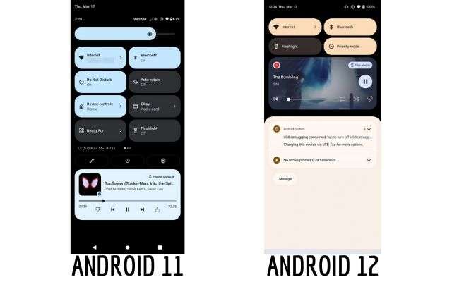 android 13 controlli audio nuova grafica