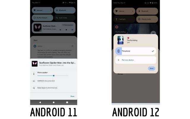 android 13 controlli audio nuova grafica