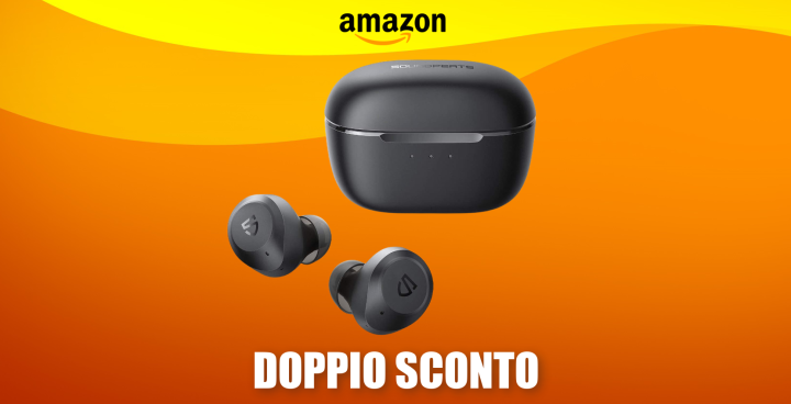 Auricolari con cancellazione rumore e super durata: OFFERTONA (-33€)